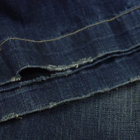 NWT Ralph Lauren BLACK LABEL DISTRESSED 5-Pocket BLUE JEANS $395 MENS Size 33-30 - Picture 8 of 10